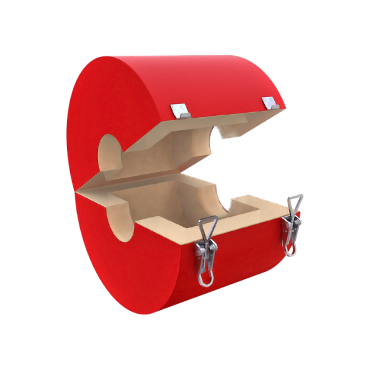 Кожухи-блокираторы защитные серии РИЗУР-Ф-КЗ  для фланцевых соединений ✧ фото